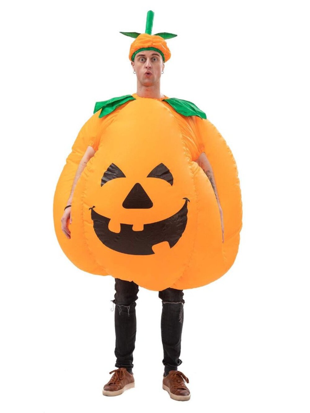 Cheerova Pumpkin Inflatable Halloween Costume